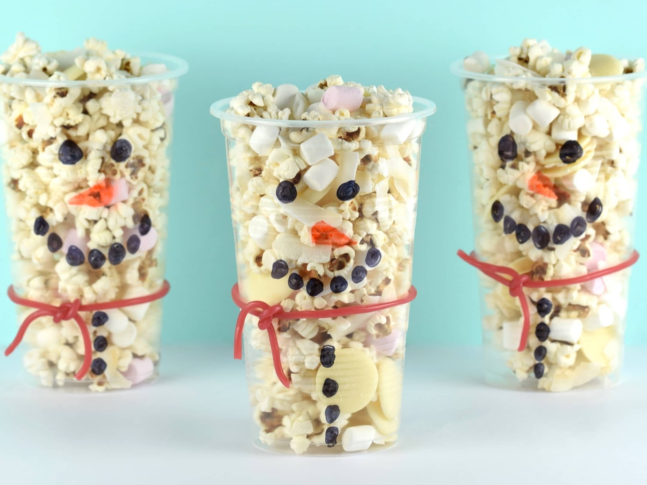 Snowman Food Art Snack - Eats Amazing.