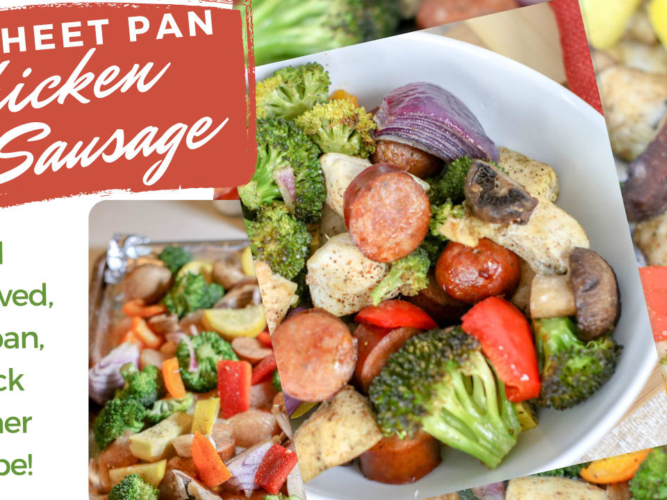 Chicken Sausage and Vegetables Sheet Pan Supper Recipe – Sunset