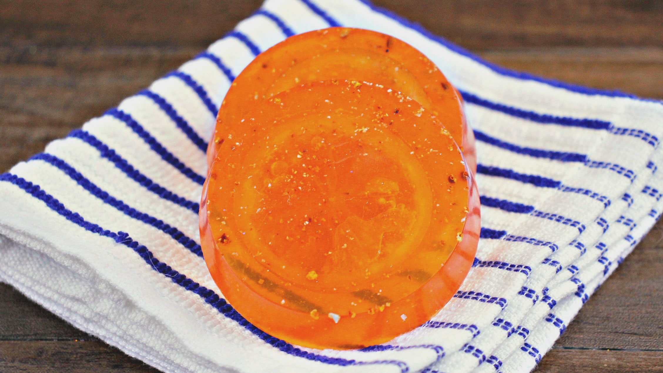 Orange Peel Soap Recipe With Dried Orange Slices