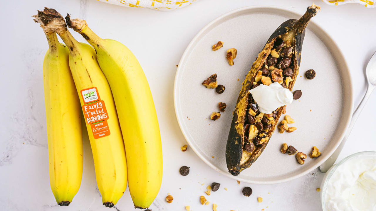 Air Fryer Breakfast Banana Split - Skinnytaste