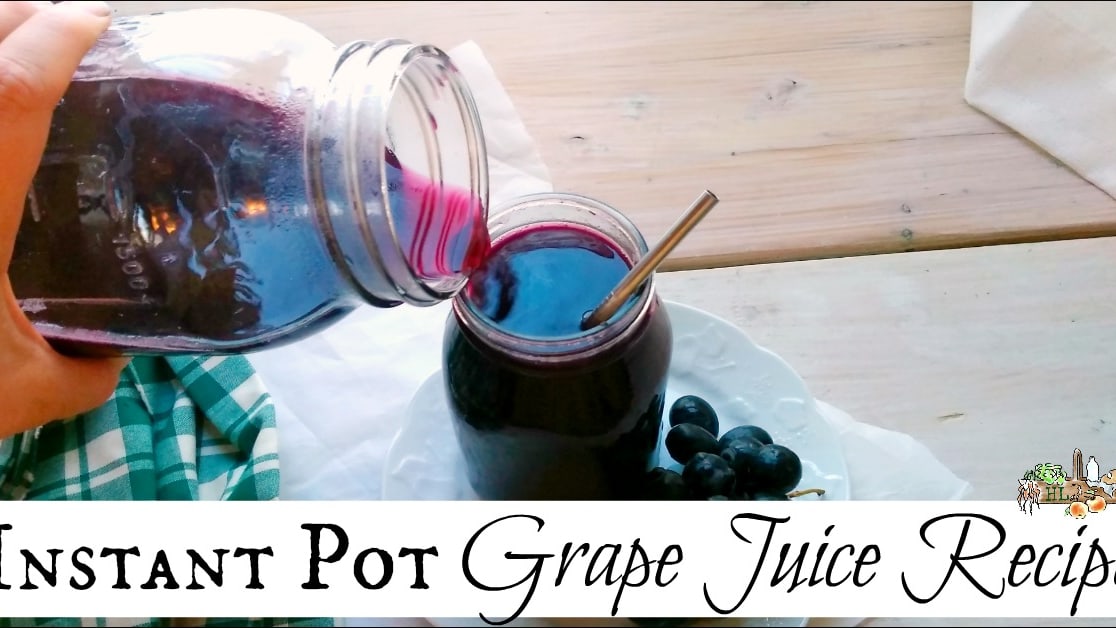 Homemade Grape Juice • From the Hart Farm
