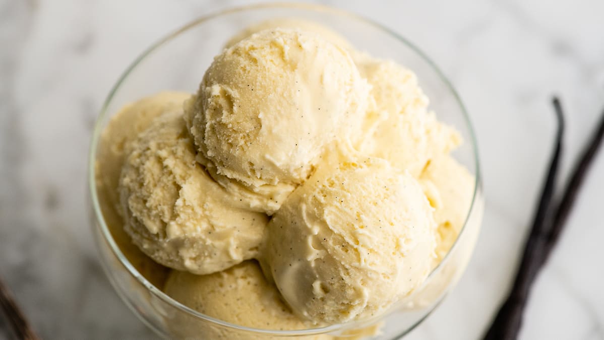 Homemade Vanilla Ice Cream - Simply So Good