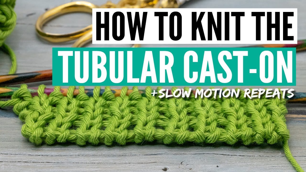 How to do the crochet cast-on in knitting [step-by-step + slo-mo video]
