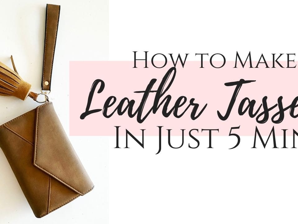 How To Make Leather Tassels - Creative Fashion Blog