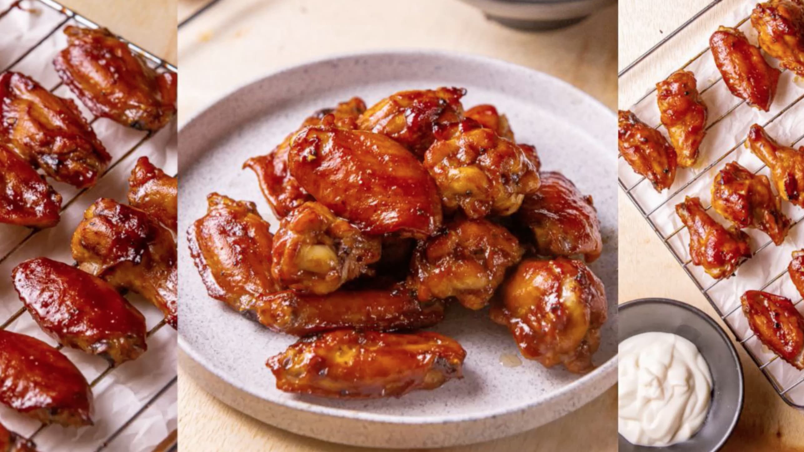 Spicy Baked BBQ Chicken Wings, Tasty Buffalo Wings! - Much Butter