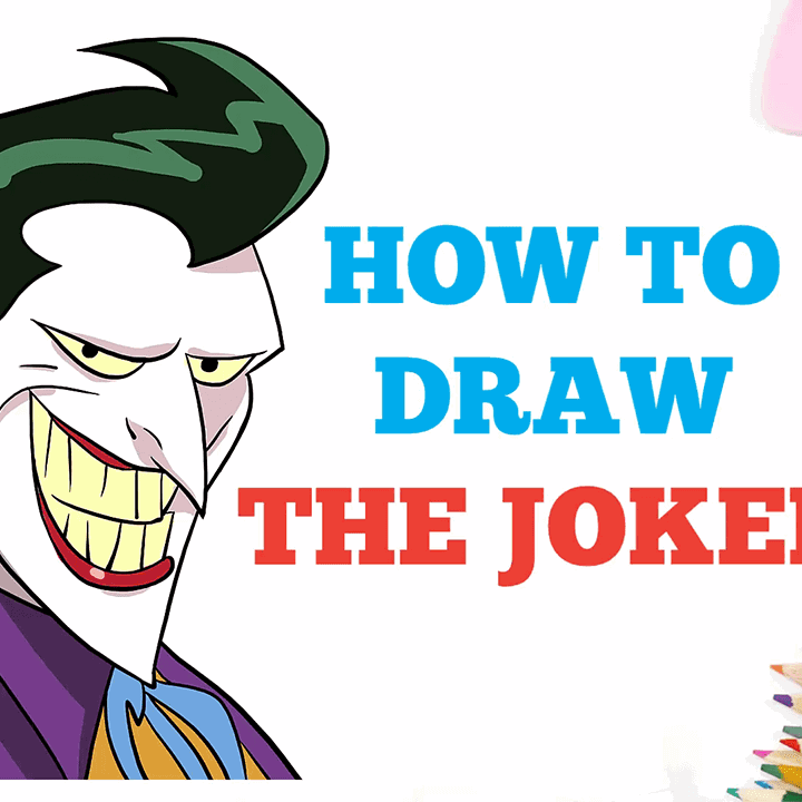 How To Draw The Joker Really Easy Drawing Tutorial