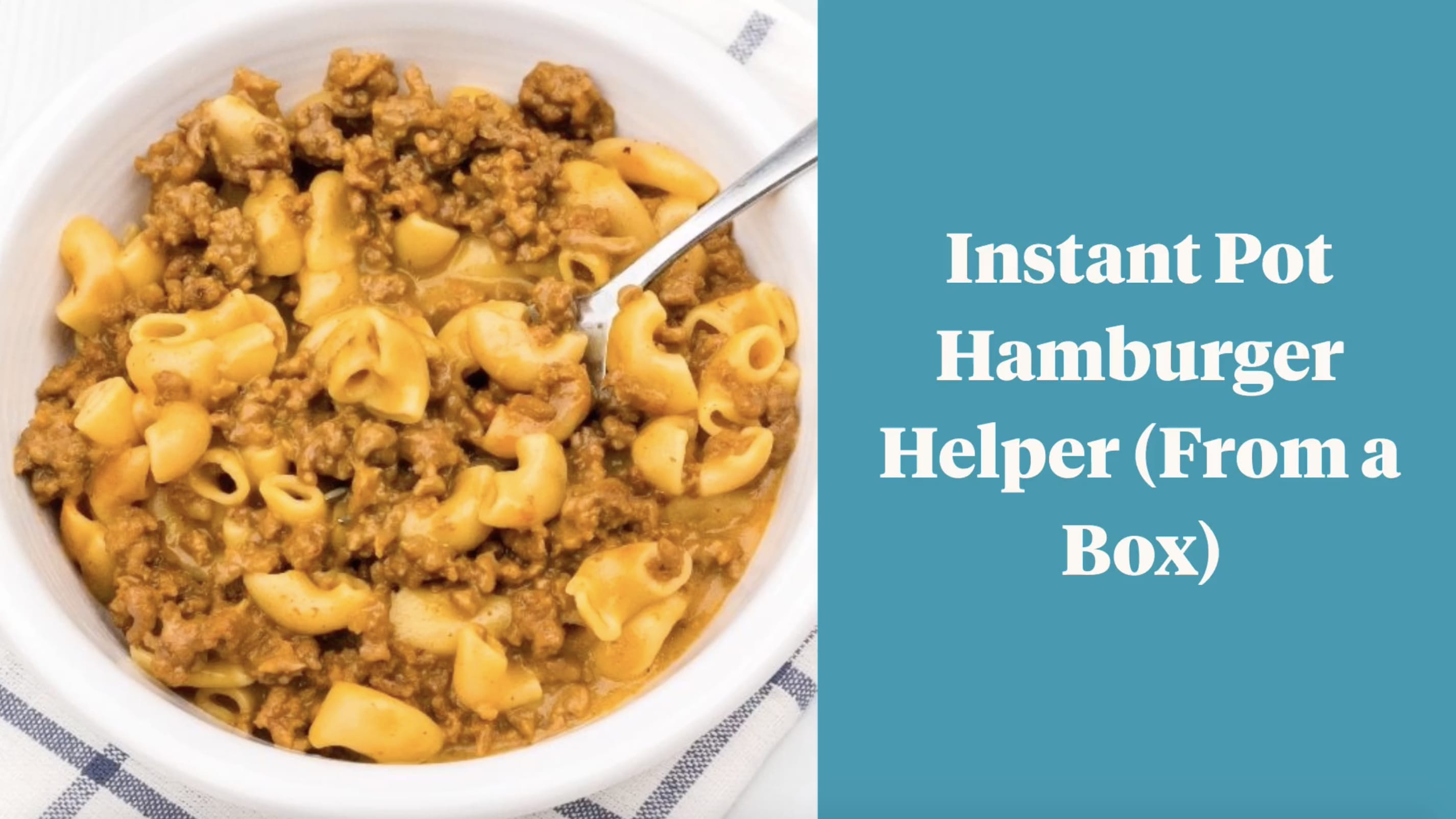 Instant pot hamburger helper box clearance