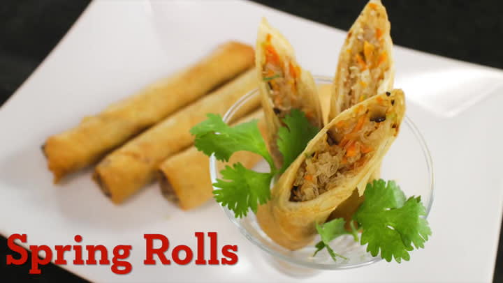 Crunchy Vegetarian Thai Egg Roll Recipe