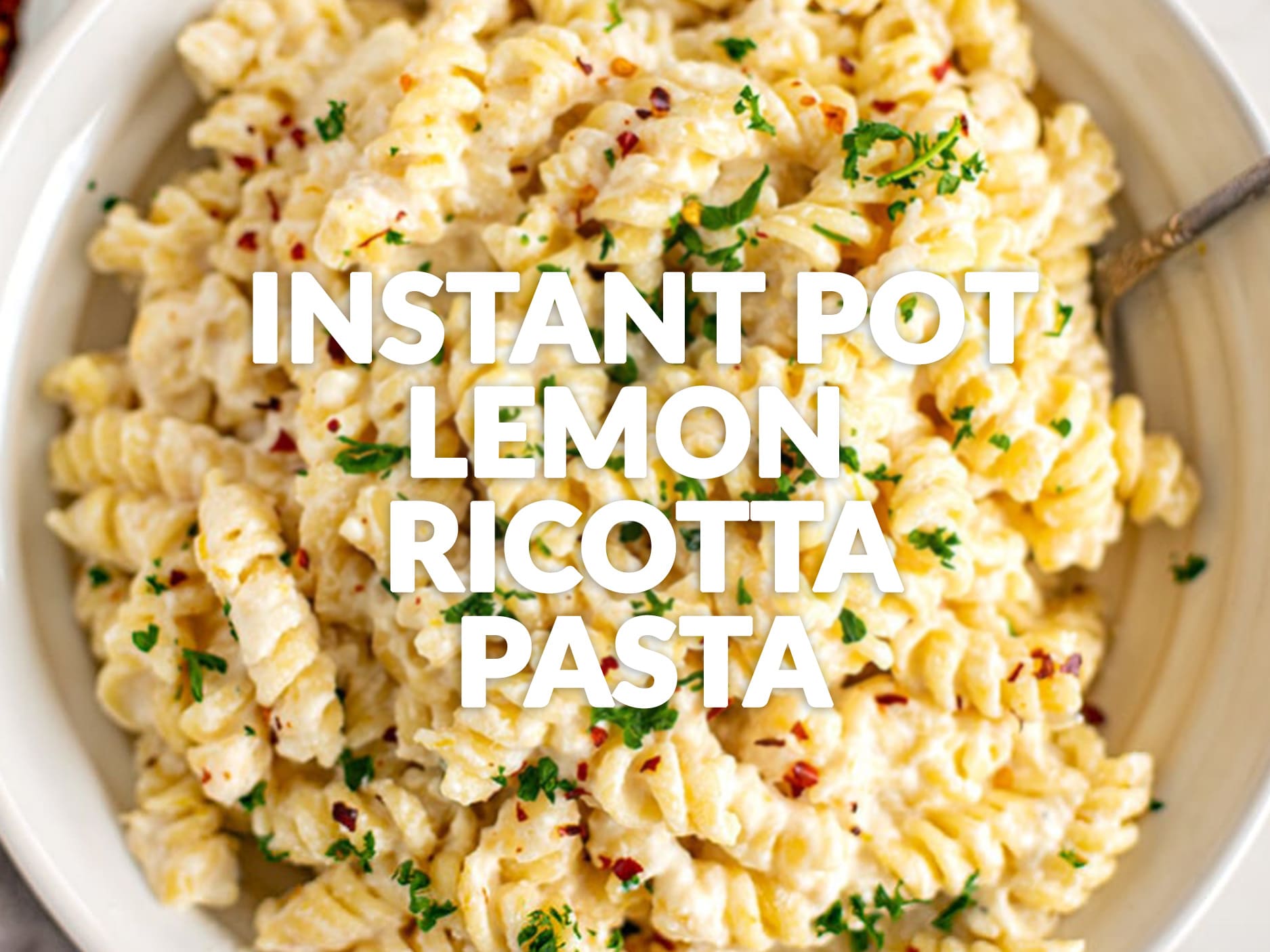 Instant pot shop ricotta pasta