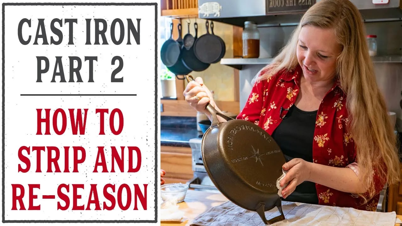 How to Season or Re-Season a Cast Iron Skillet - Delishably
