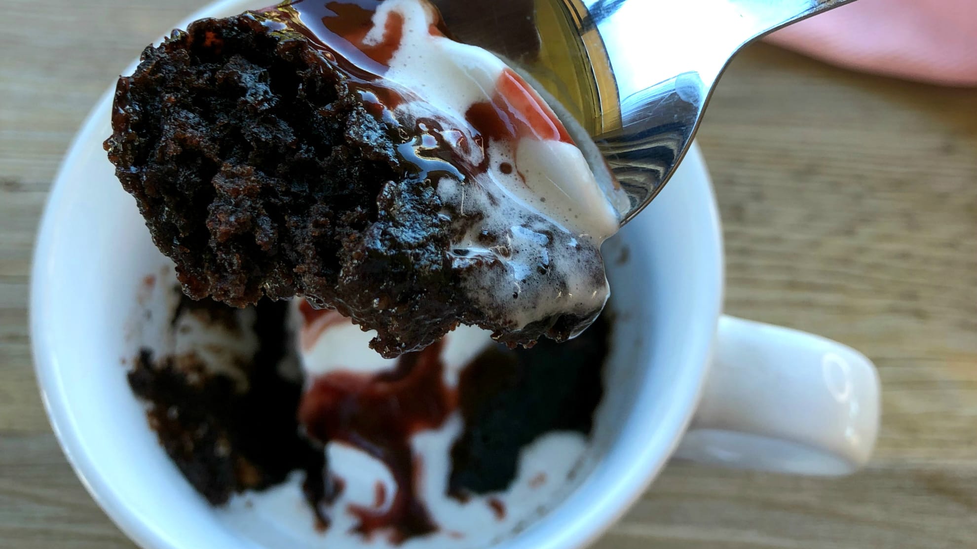 Microwave Chocolate Cake in a Mug - Cupcake Project