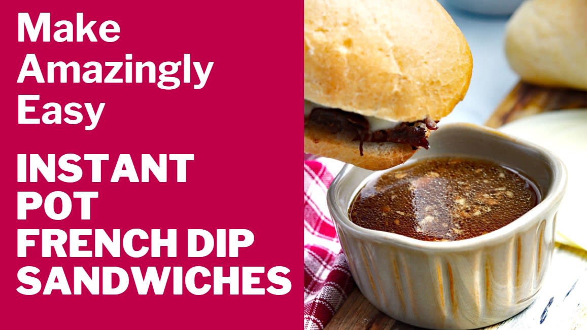 Instant pot french dip with au jus packet clearance