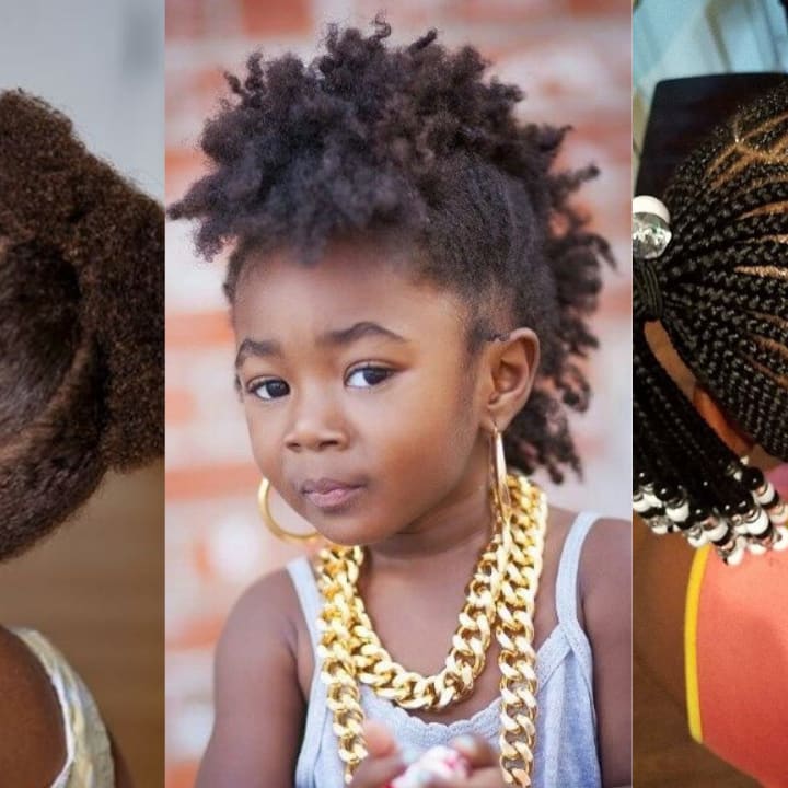 40 Natural Hairstyles For Black Kids With Short Hair in 2023 - Coils and  Glory