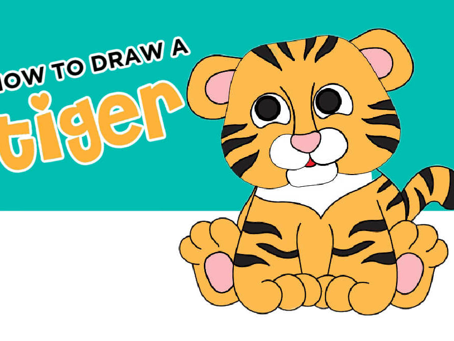 How to Draw a Tiger - Made with HAPPY