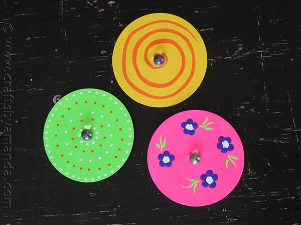 Recycled CD Spinners