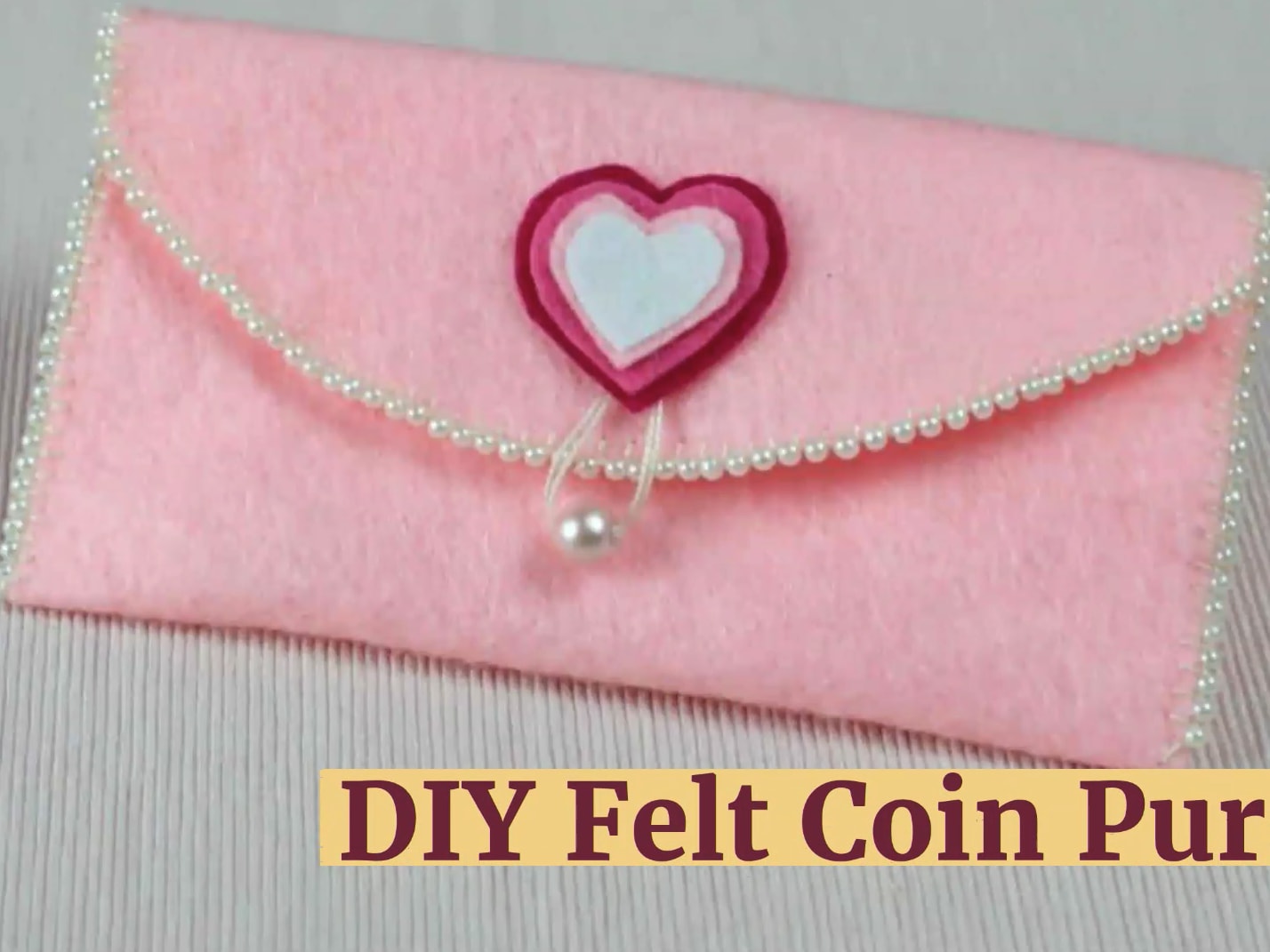 Felt Coin Purse Craft