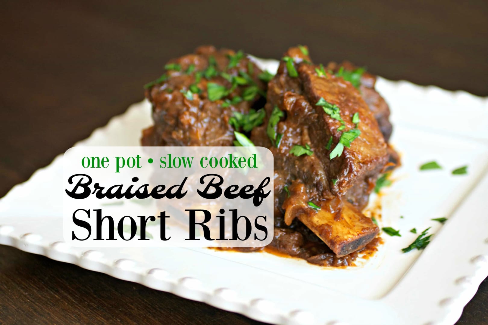 You've gotta try this recipe & if you're in the market for a new skowc, Short Rib Recipe