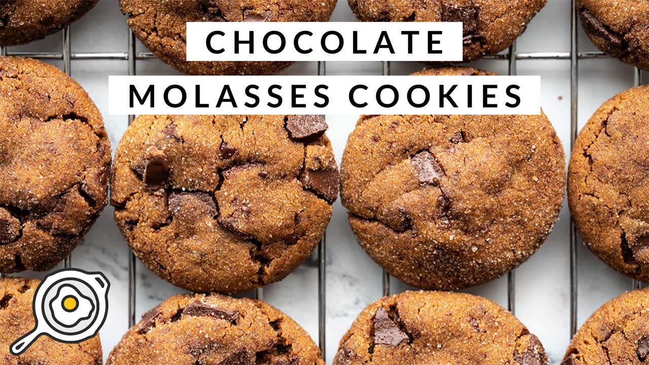 Chocolate Molasses Cookies - Budget Bytes