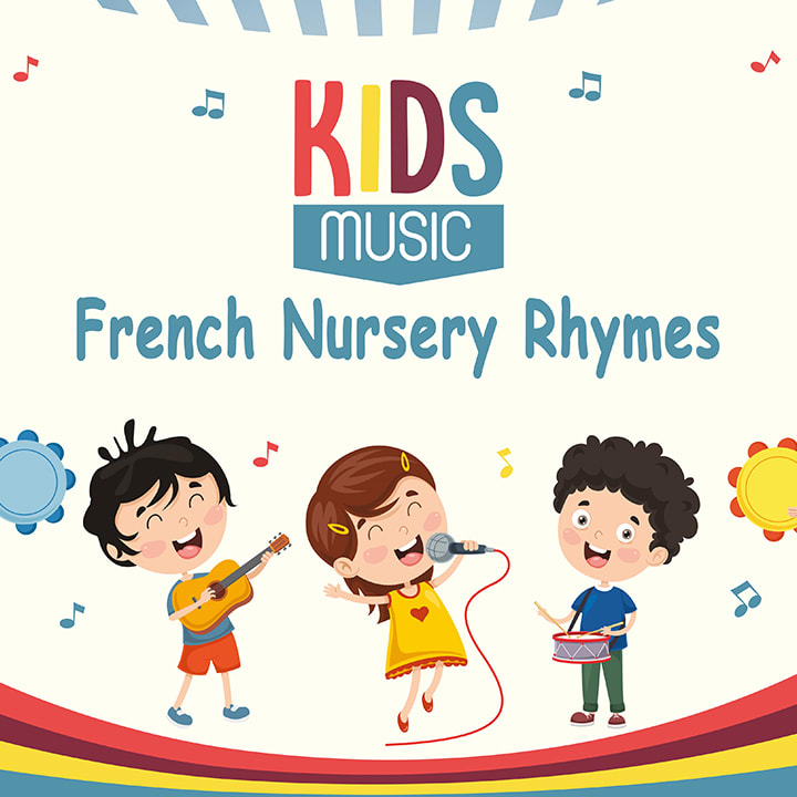 1H of French Nursery Rhymes with gesture for kids and babies (Under the  moonlight, A green mouse) 