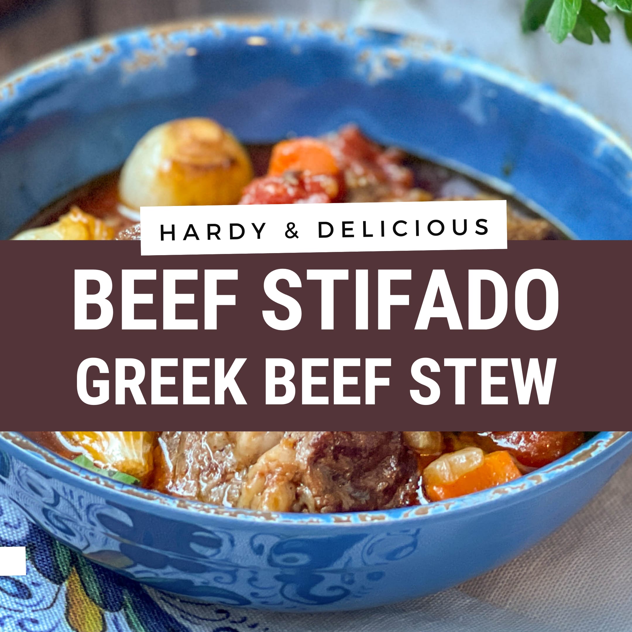 Mediterranean Greek Beef Stifado