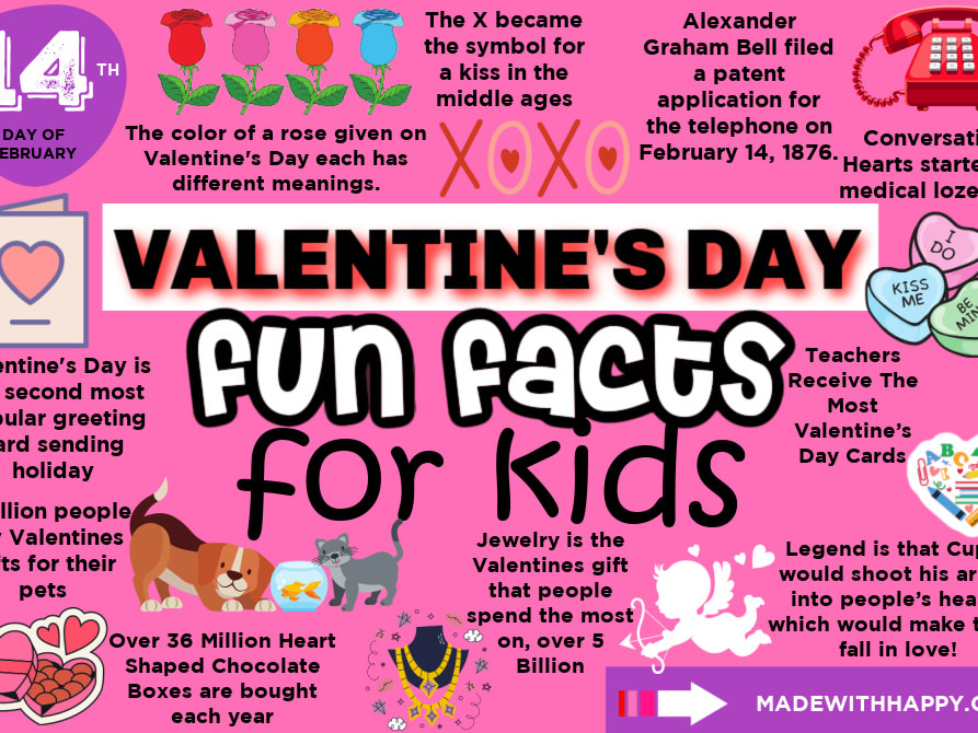 75+ Valentine's Day Facts - Made with HAPPY