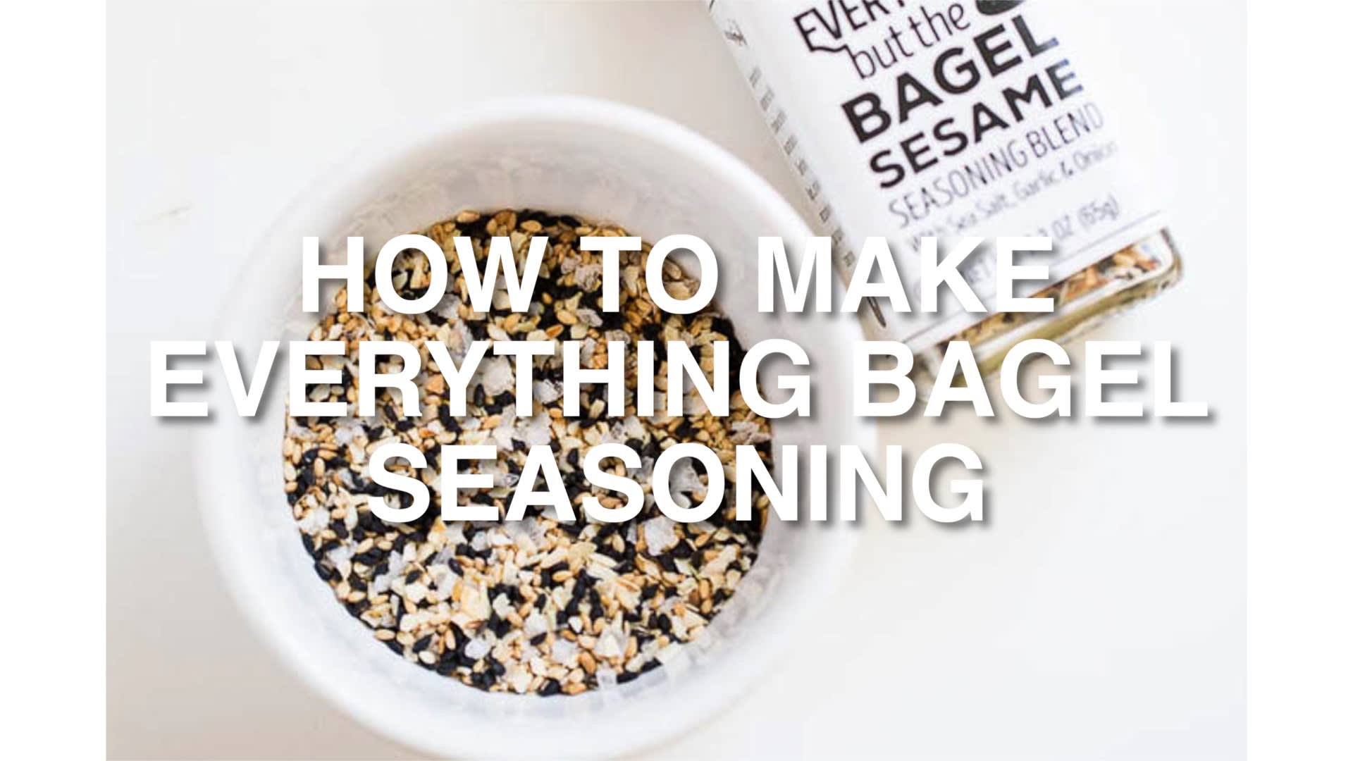 Everything Bagel Seasoning Recipe - Striped Spatula