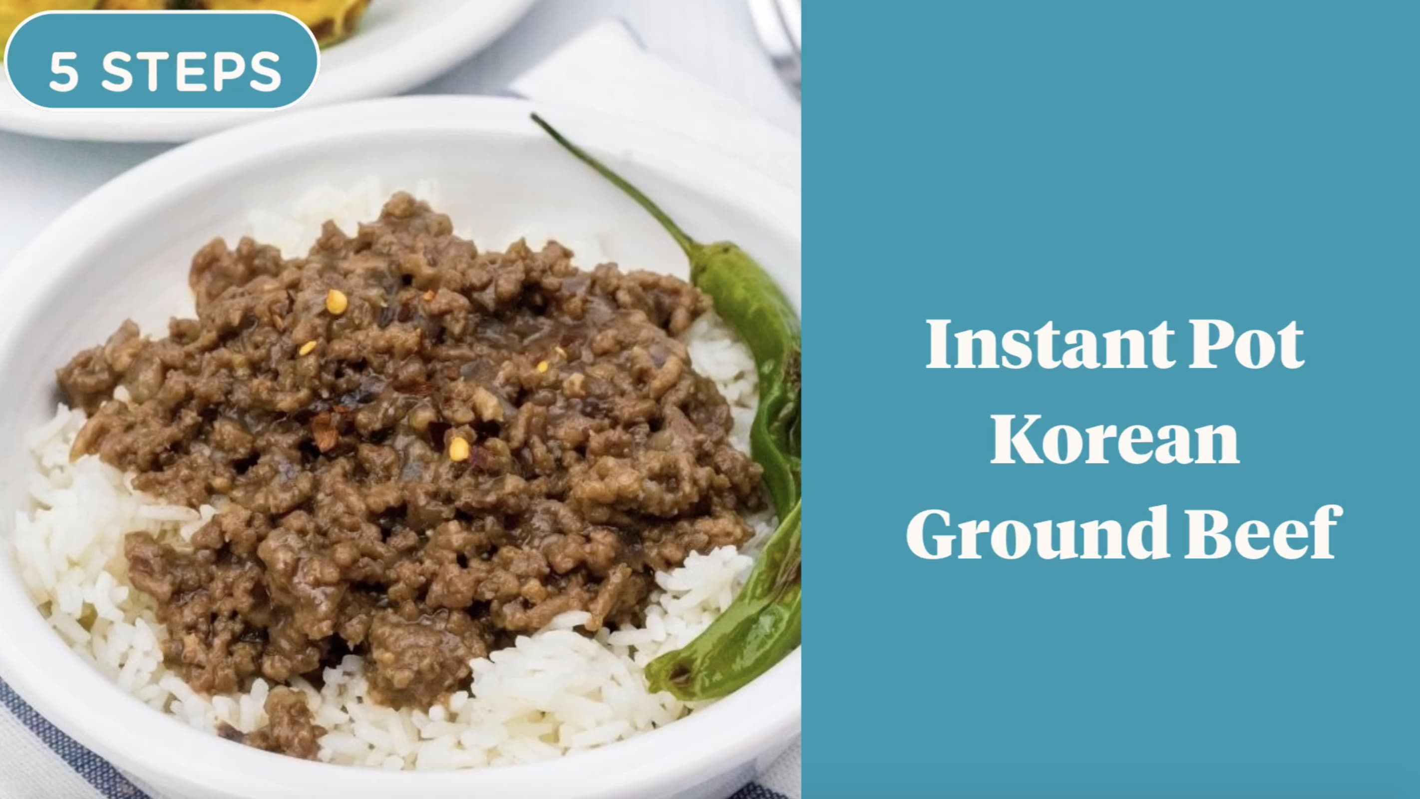 Instant pot korean ground beef clearance