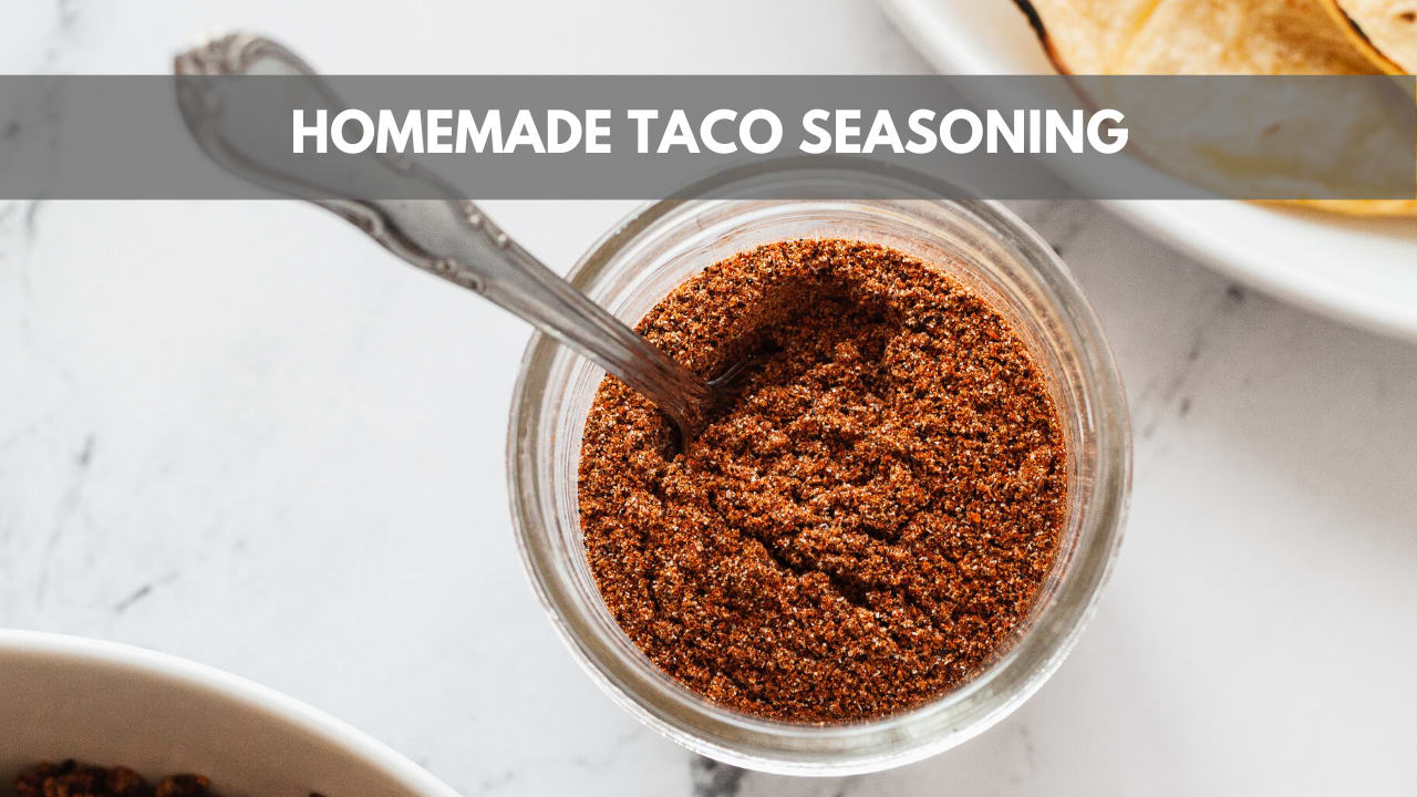 Homemade Taco Seasoning Recipe (5 Minutes!) - Wholesome Yum