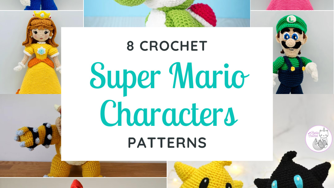 8 Crochet Super Mario Characters Patterns, The Yarn Crew