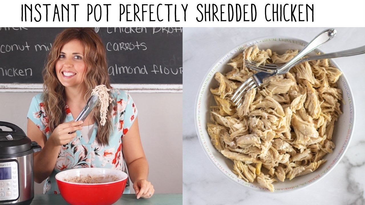 Cooking chicken breasts in instant pot for shredding best sale