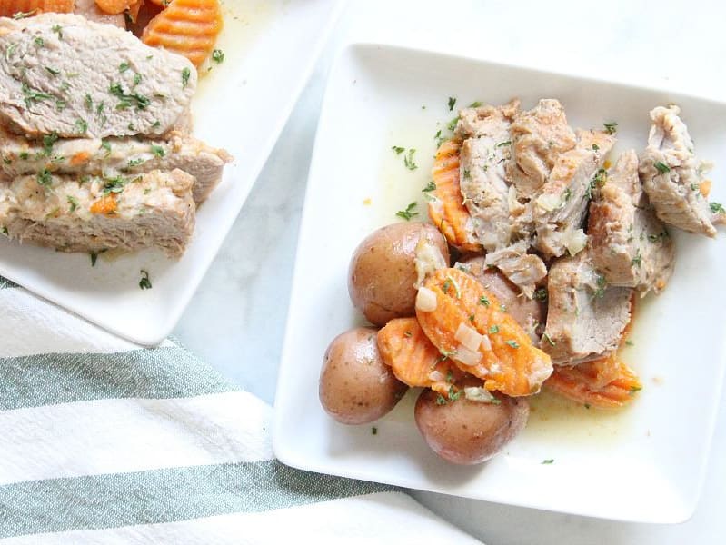 Instant pot turkey tenderloin on sale with potatoes and carrots
