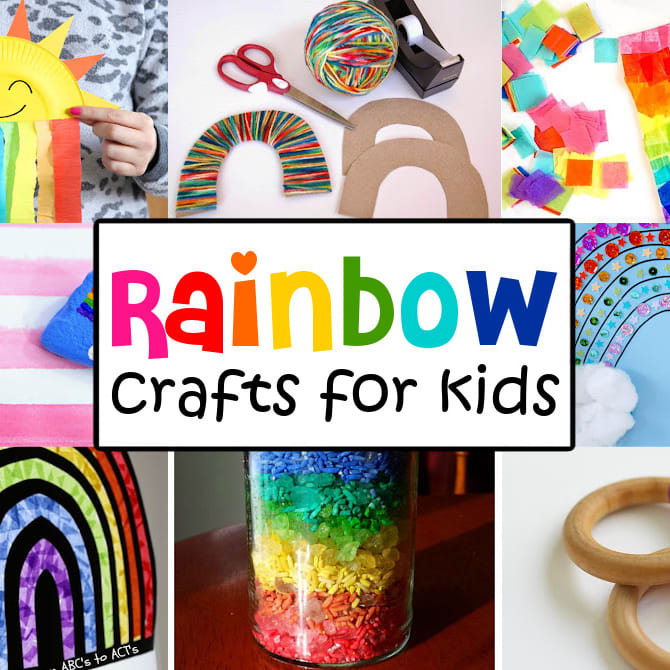 10 Rainbow Party Craft Ideas For Kids - Artsy Craftsy Mom