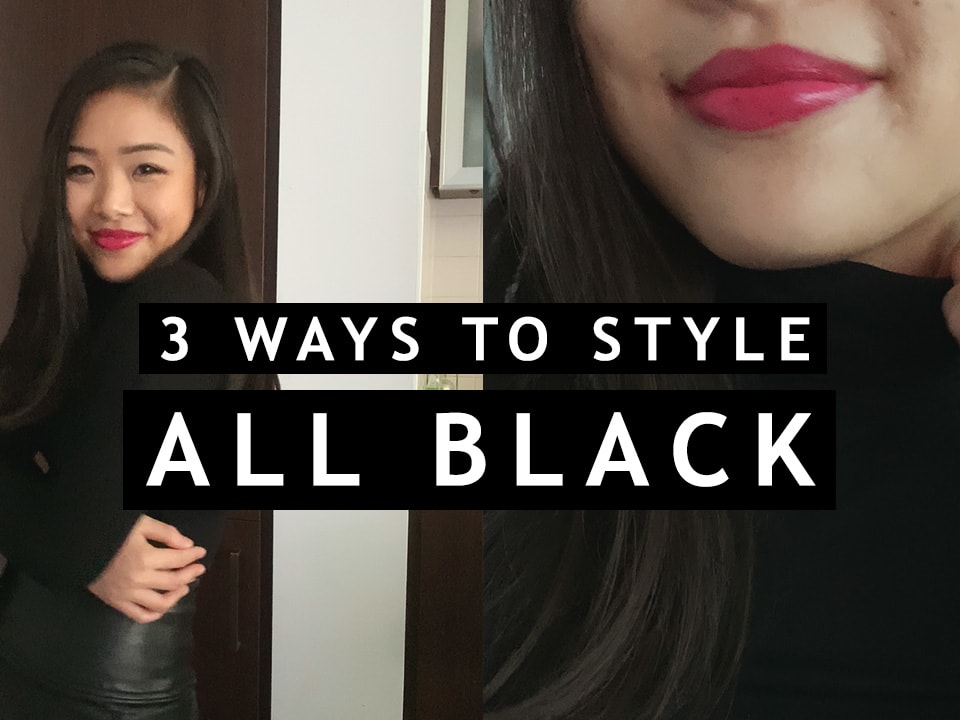How to wear black without looking boring