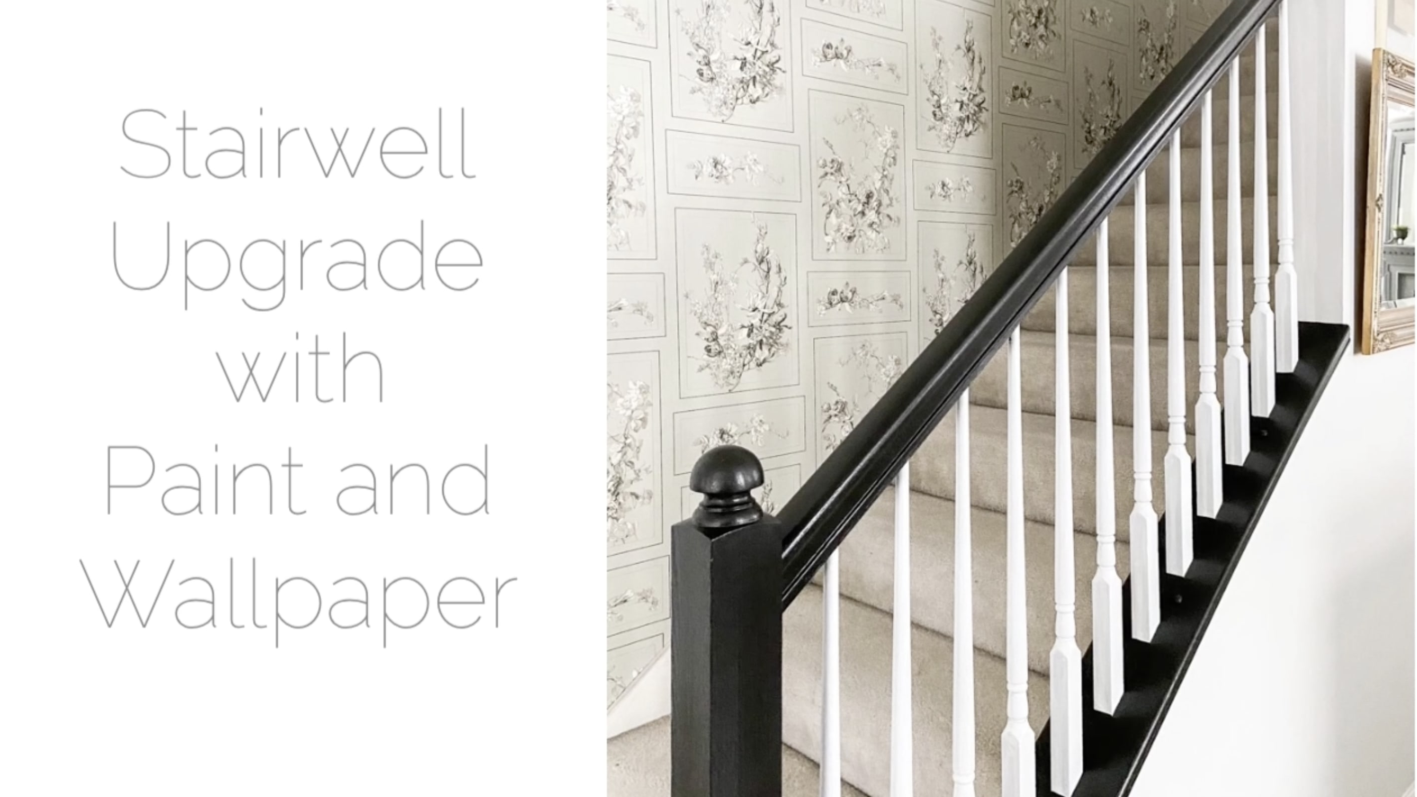 Easy DIY Project How to Wallpaper Your Stairs  MUSE Wall Studio