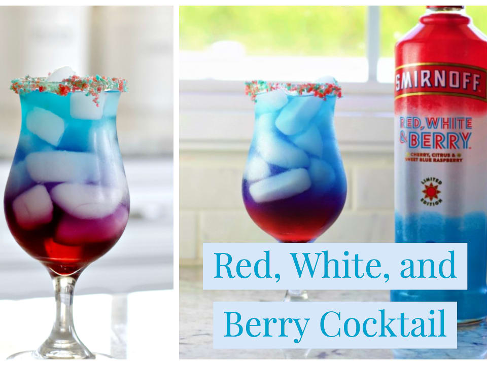 Red, White and Berry Cocktail