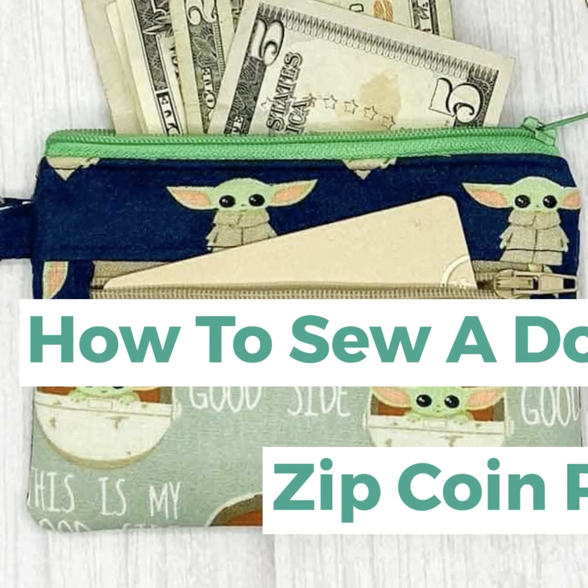 How To Sew A Double Zipper Coin Purse