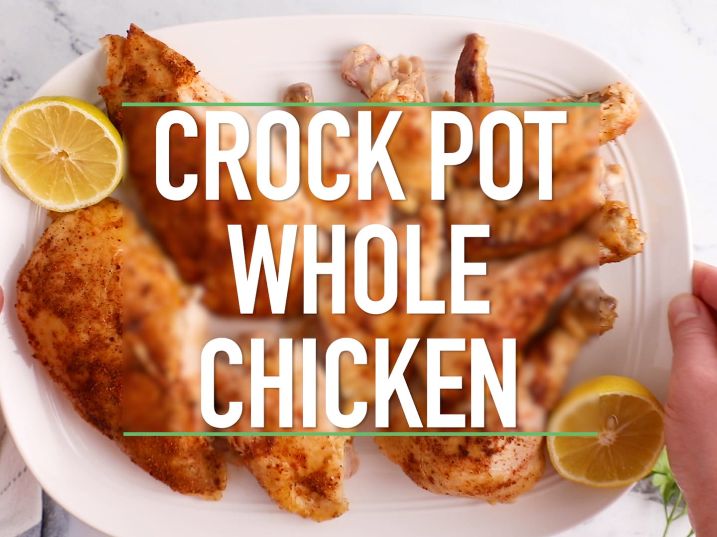 Crock Pot Whole Chicken - Family Food on the Table