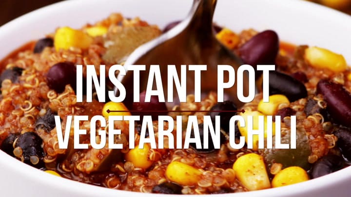Easy instant pot vegetarian chili outlet