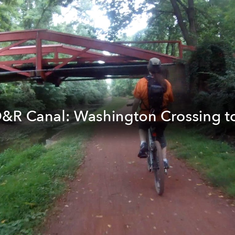 Canal top bike trail