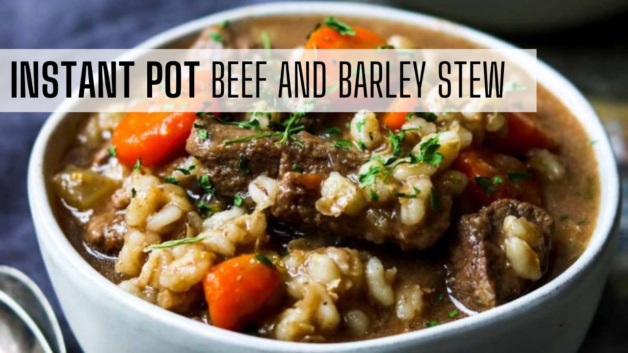 Lamb barley stew instant pot outlet