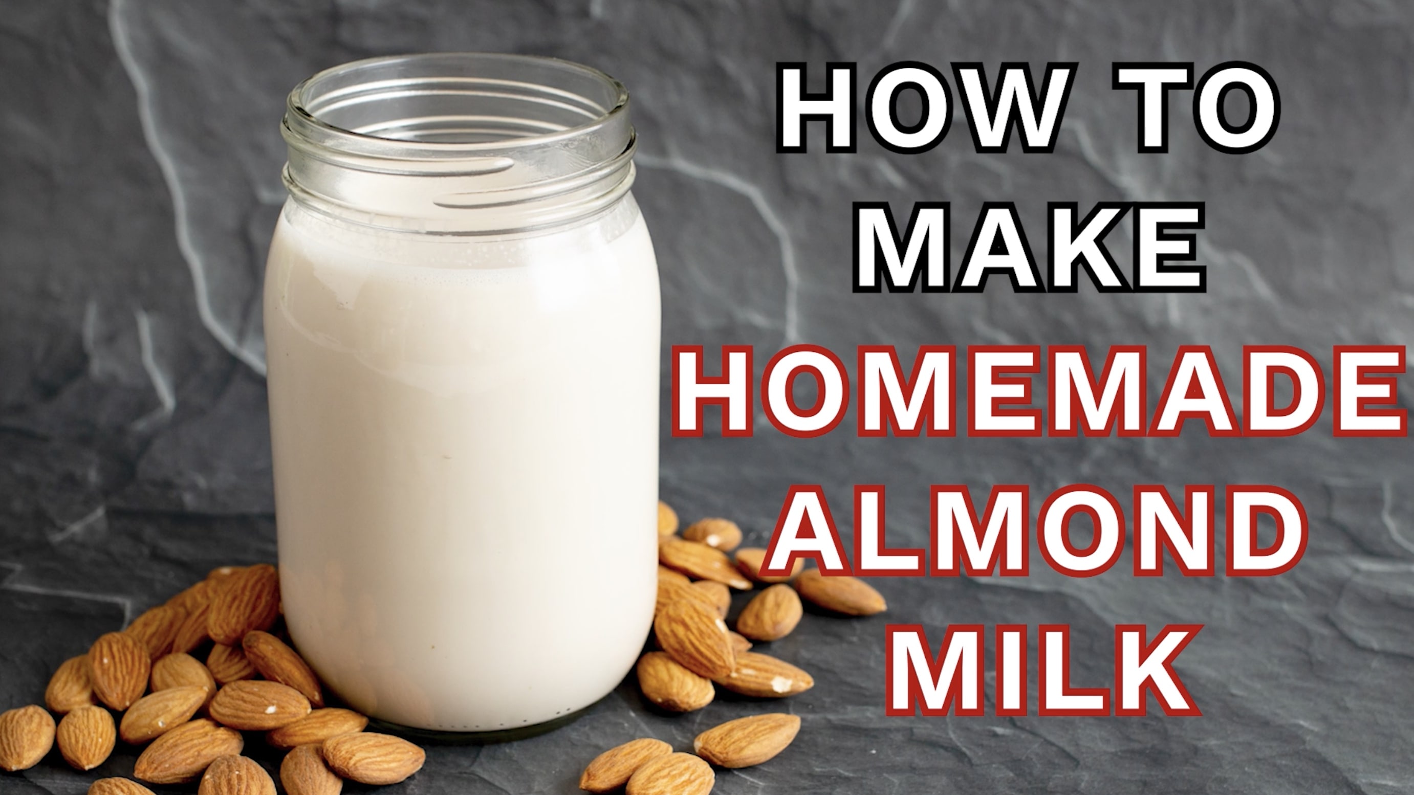 Homemade Almond Milk Using a Juicer