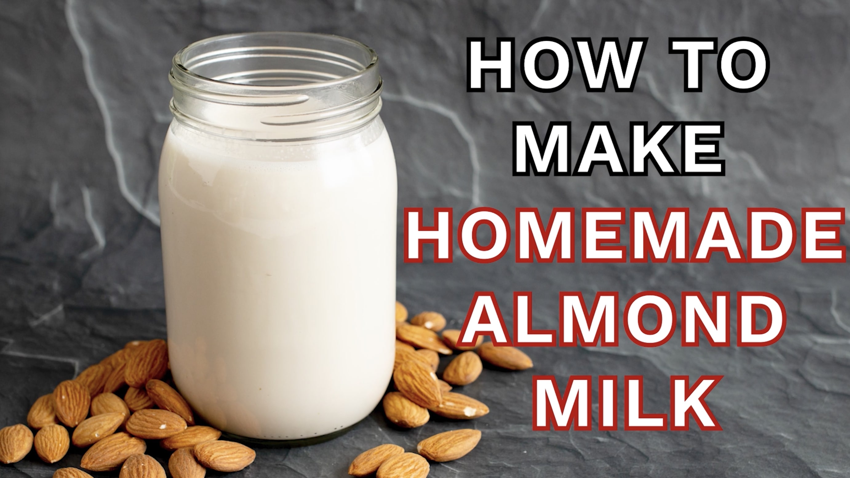 How to make almond milk with your Blender or Slow Juicer