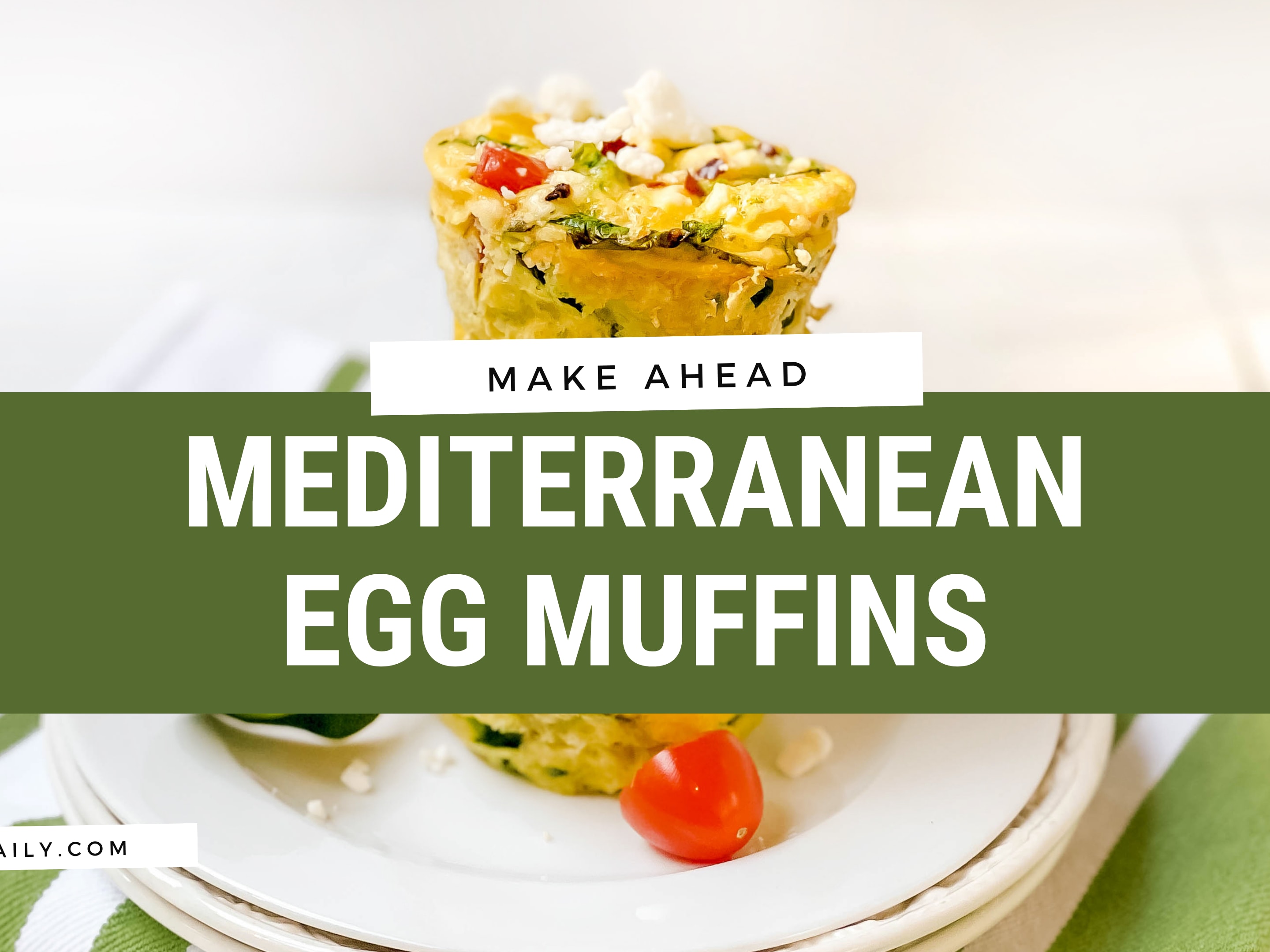 Mediterranean egg bites (gluten-free and dairy-free) - The Fitnessista