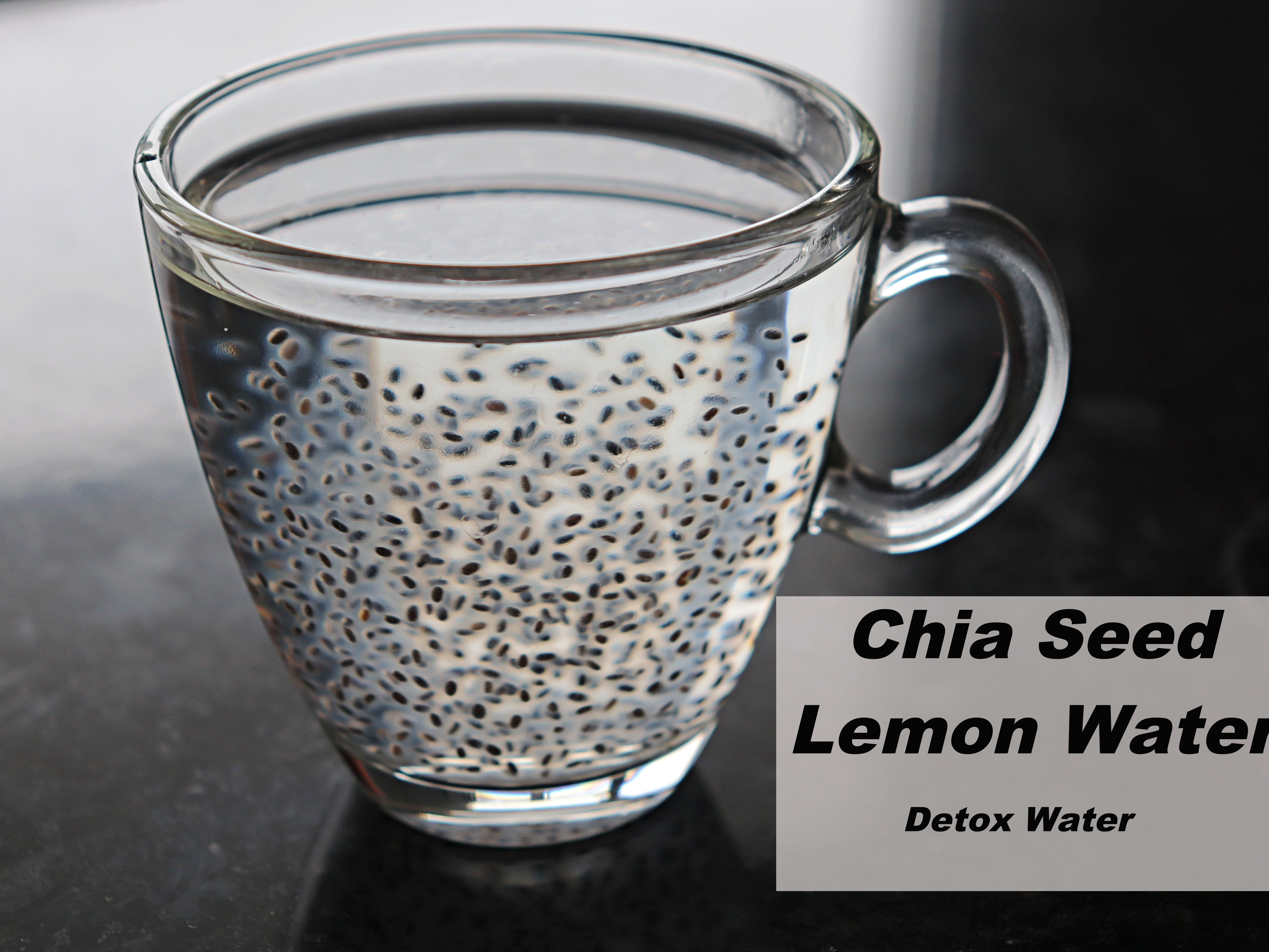 Lemon water chia seeds online
