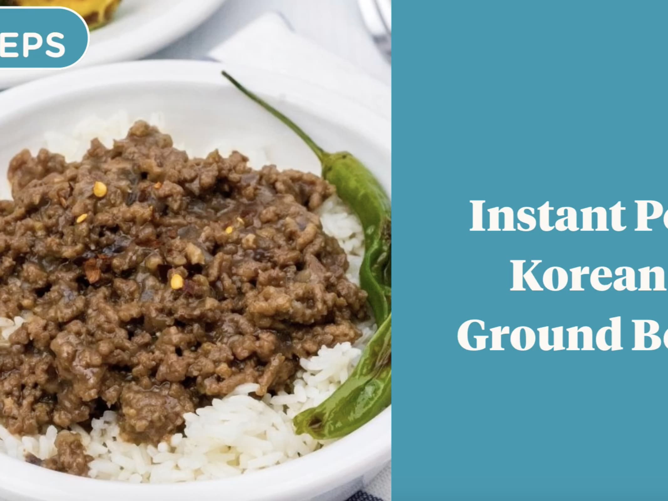 Instant pot korean ground beef hot sale