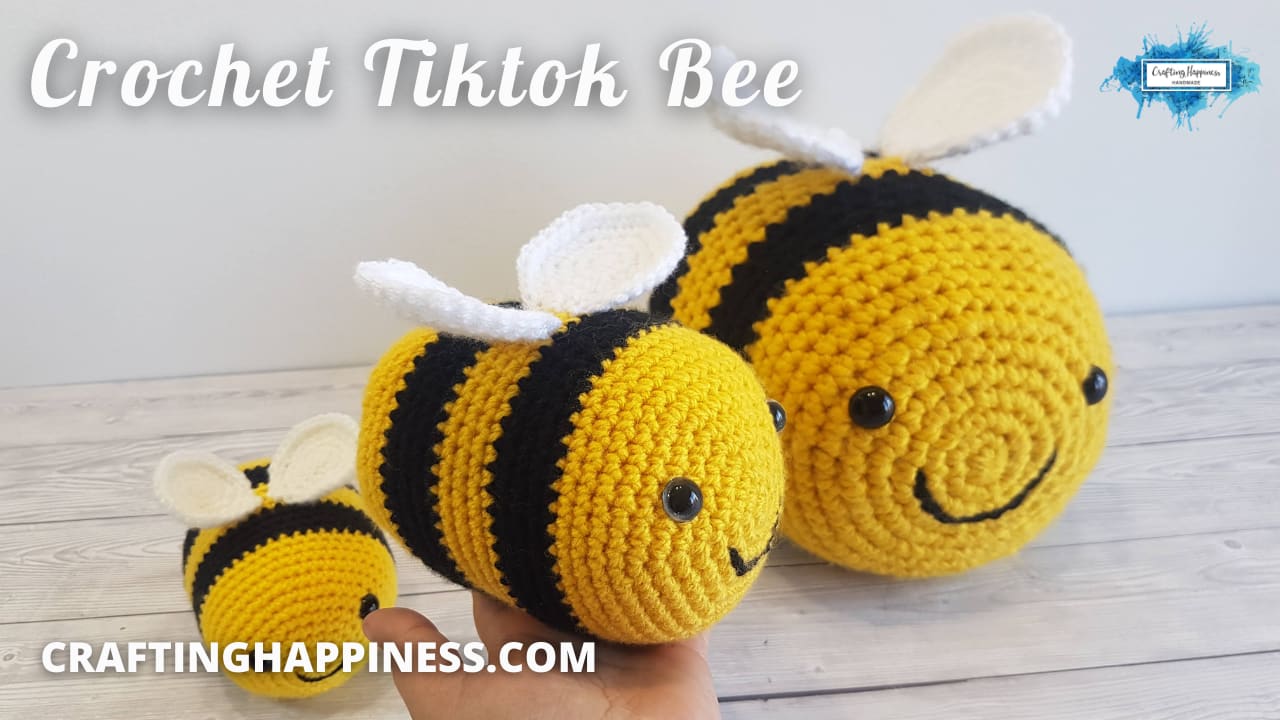 Jumbo Chunky Bee: Crochet pattern