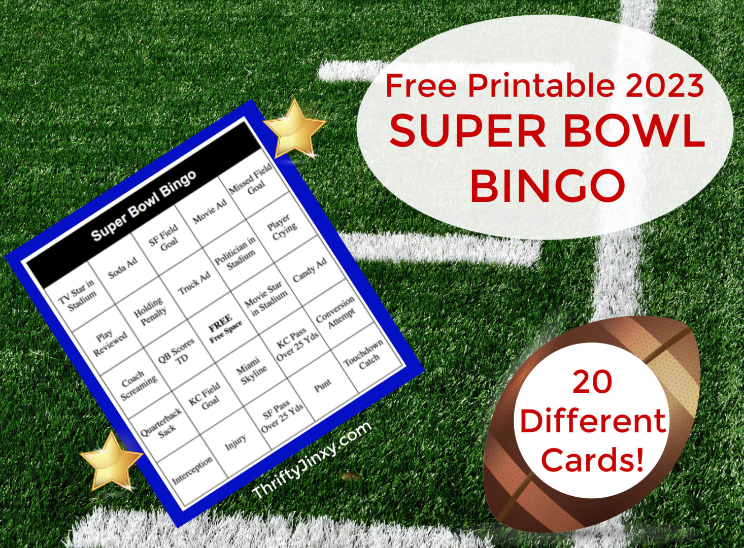 Printable Super Bowl 57 Props Sheet - Download the 2023 Sheet & Play at  Your Party