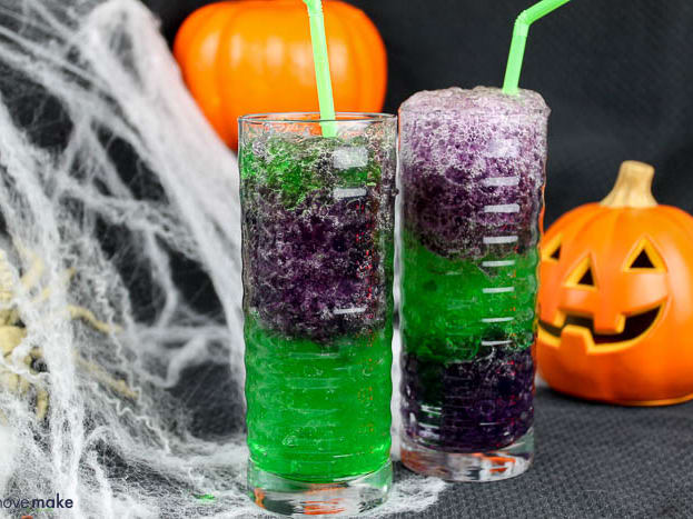 Kids Purple Halloween Drink