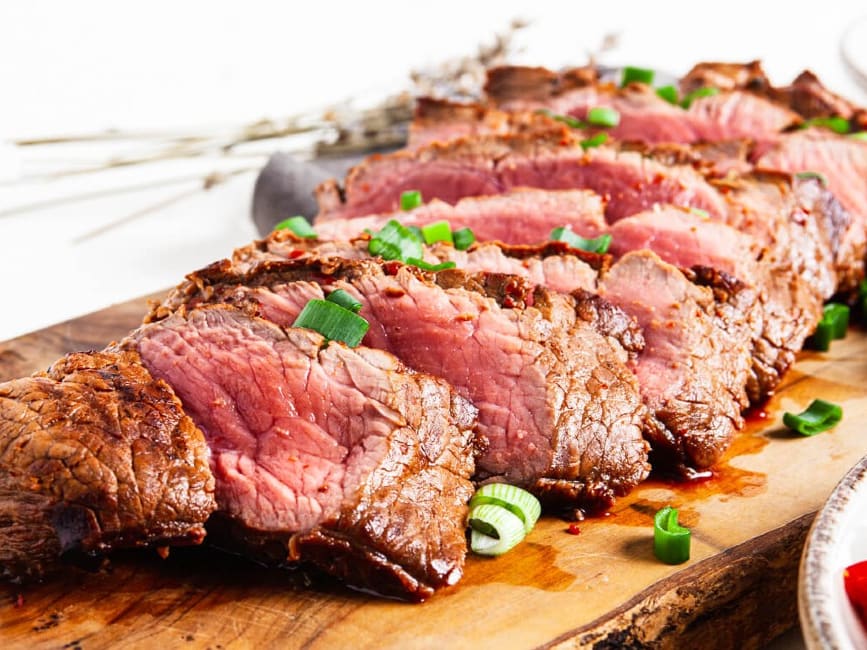Marinated Flat Iron Steak