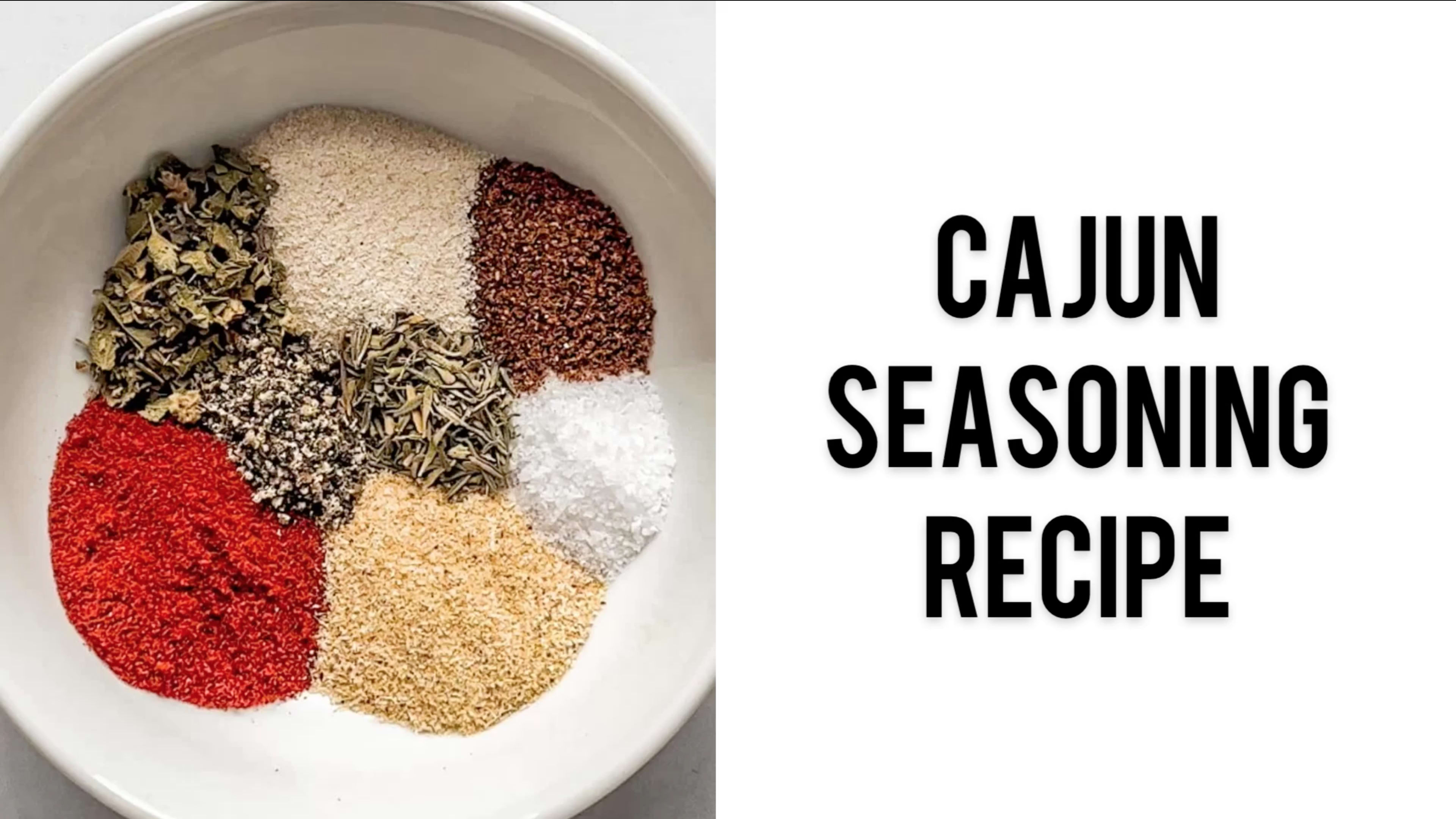 Cajun Seasoning Mix - That Girl Cooks Healthy